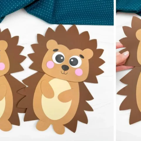 Image for Easy Hedgehog Puppet Craft