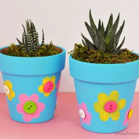 Image for Fingerprint Flower Pot Craft