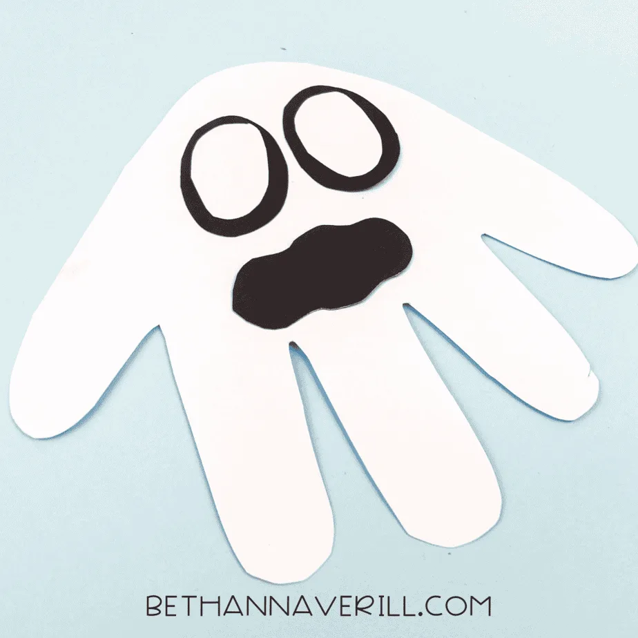 Image for Ghost Handprint Craft for Kids