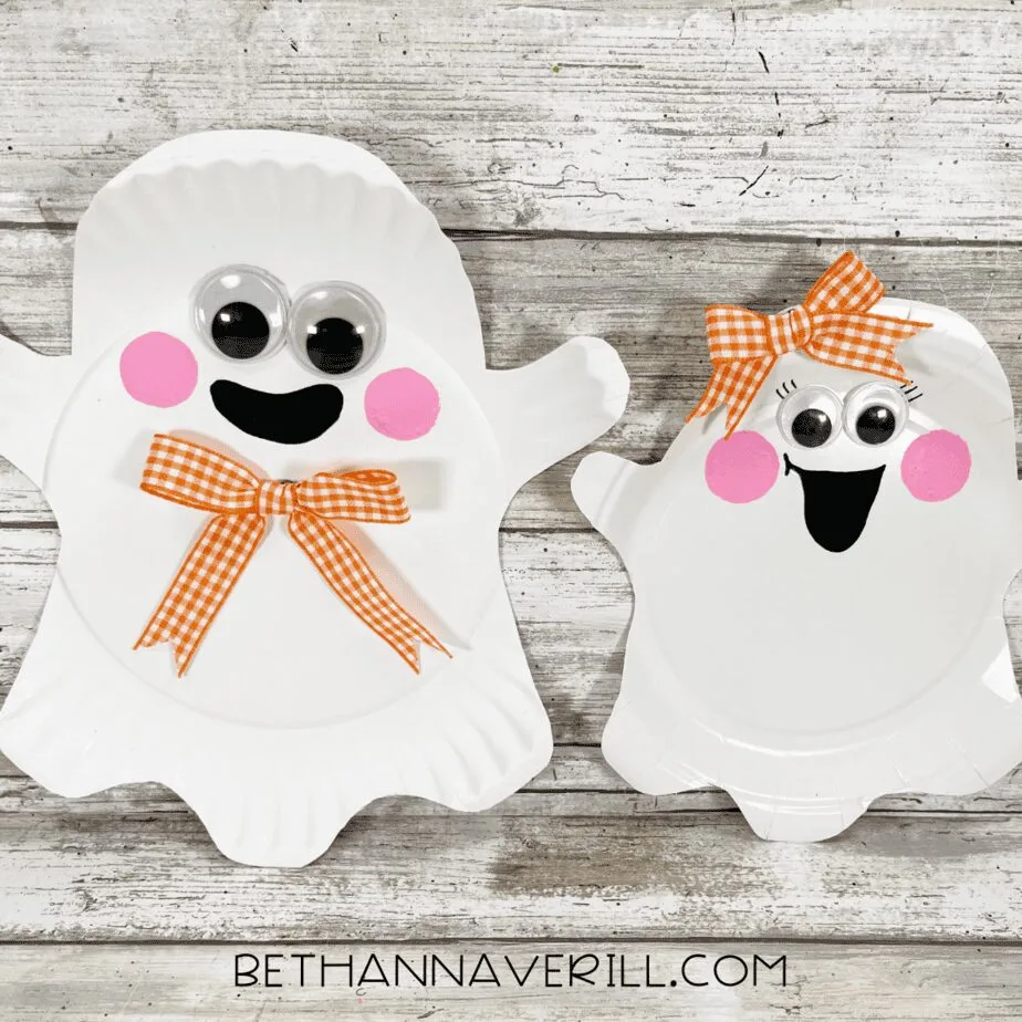 Image for Friendly Paper Plate Ghost Craft