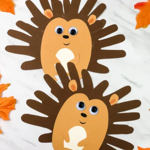 Image for Cute Handprint Hedgehog Craft