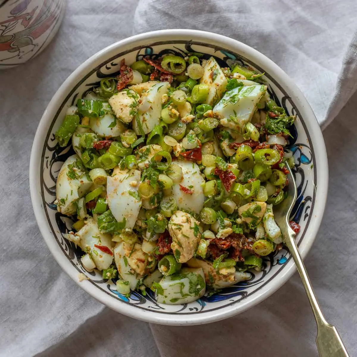 Image for Healthy Mediterranean Egg Salad - Yumurta Salatası