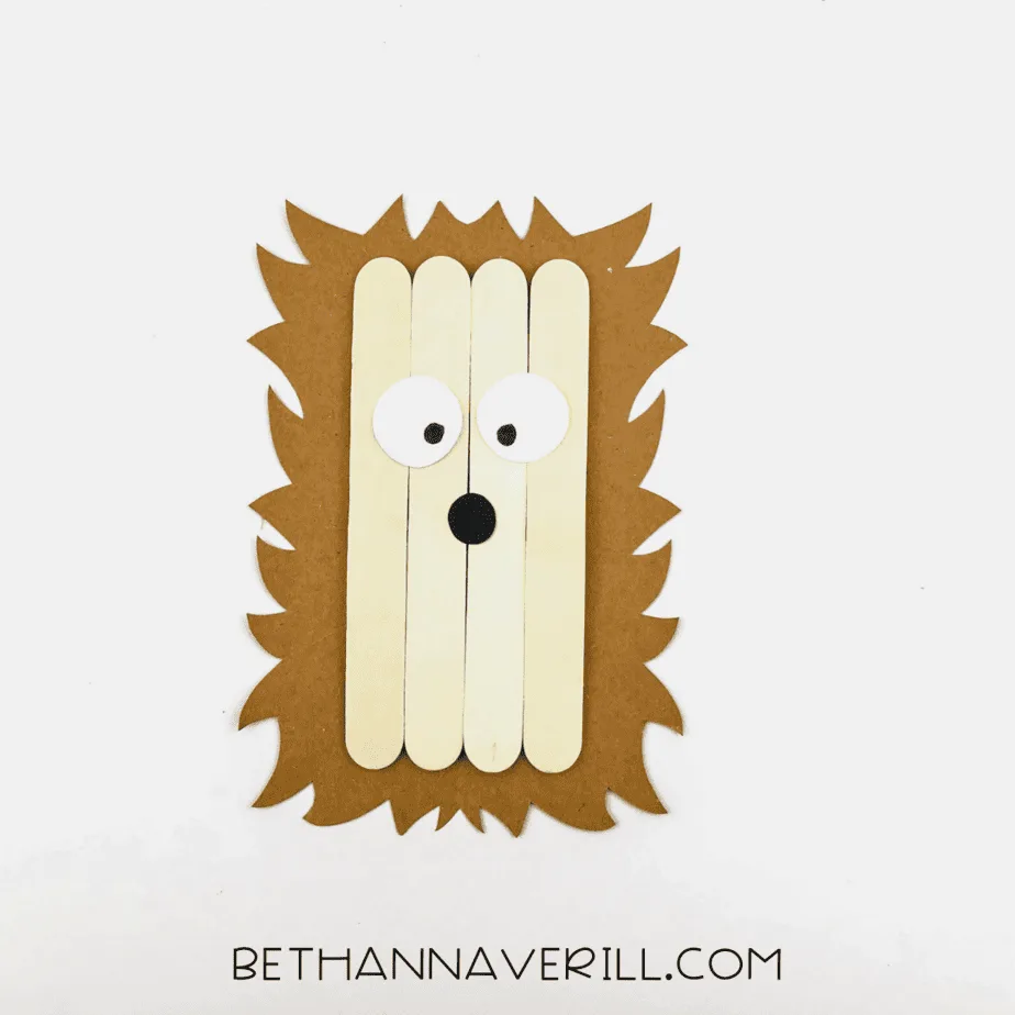 Image for Hedgehog Craft Stick Project