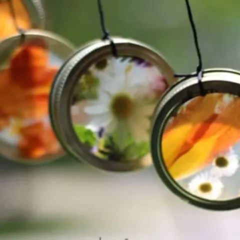 Image for Homemade Nature Suncatcher Wind Chimes for Kids to Make