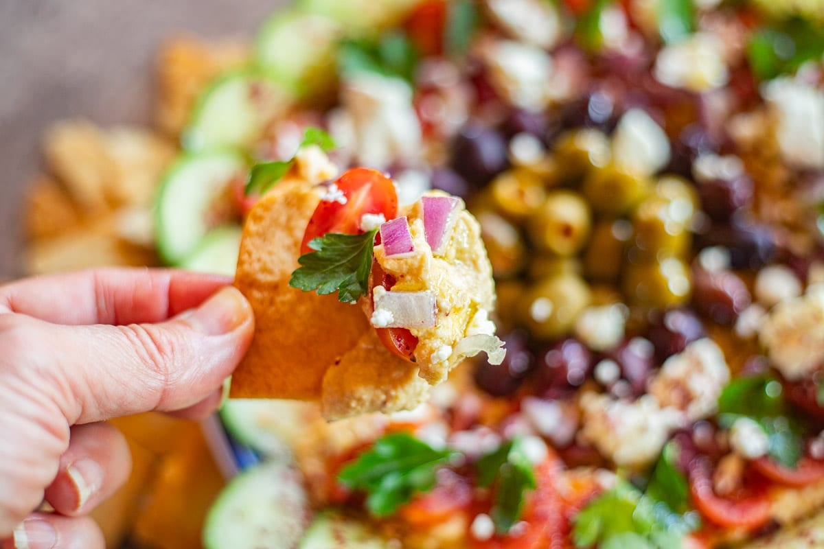 Image for Mediterranean Loaded Hummus