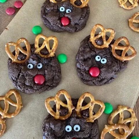 Image for Double Chocolate Reindeer Cookies
