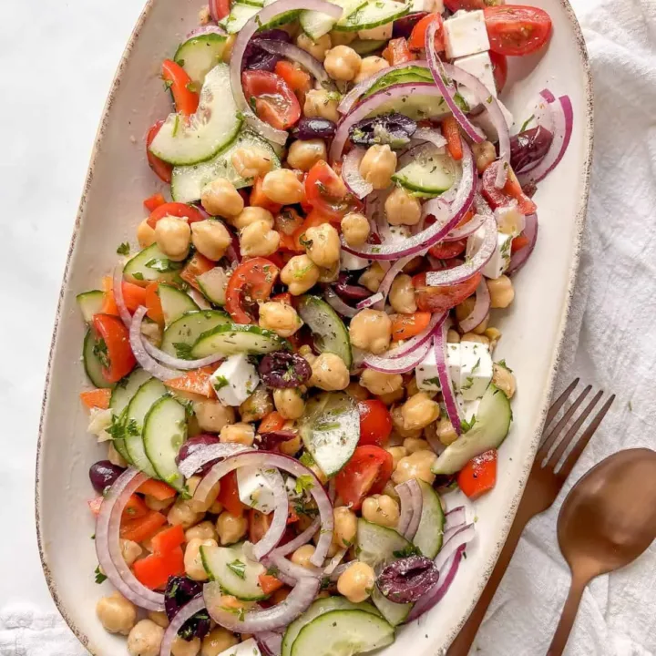 Image for Simple Mediterranean Chickpea Salad