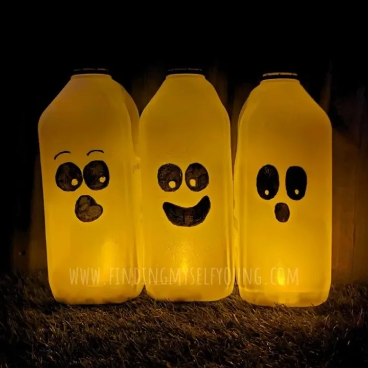 Image for DIY Milk Bottle Ghosts