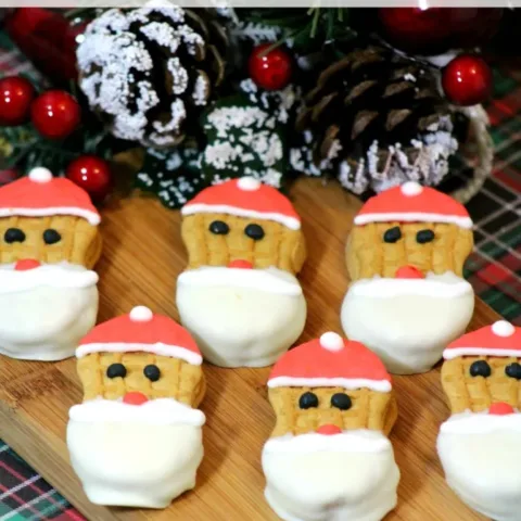 Image for Easy Nutter Butter Santa Cookies