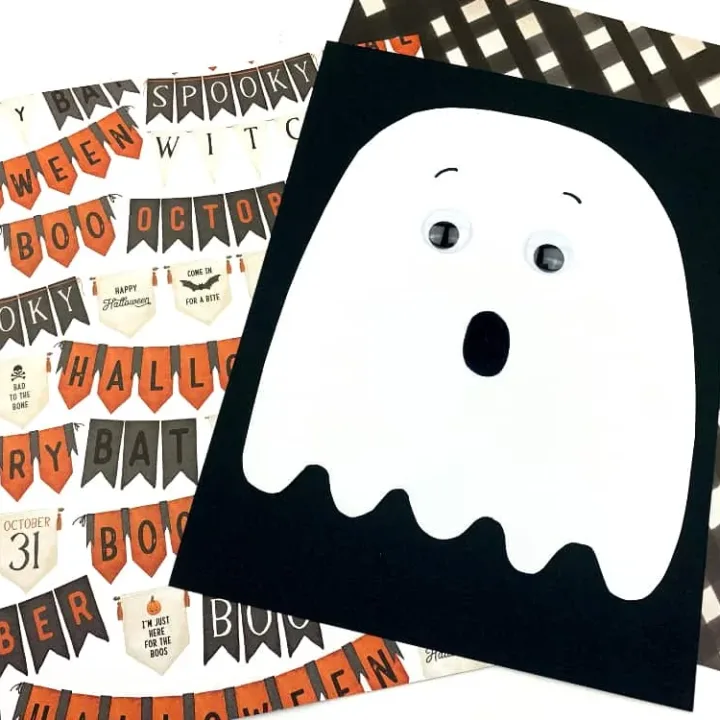 Image for Easy Halloween Paper Ghost Craft for Kids