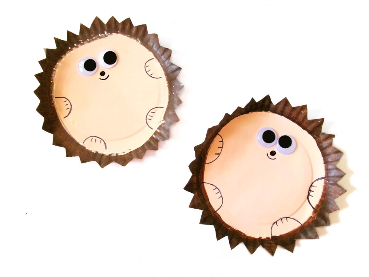 Image for Easy Paper Plate Hedgehog Craft