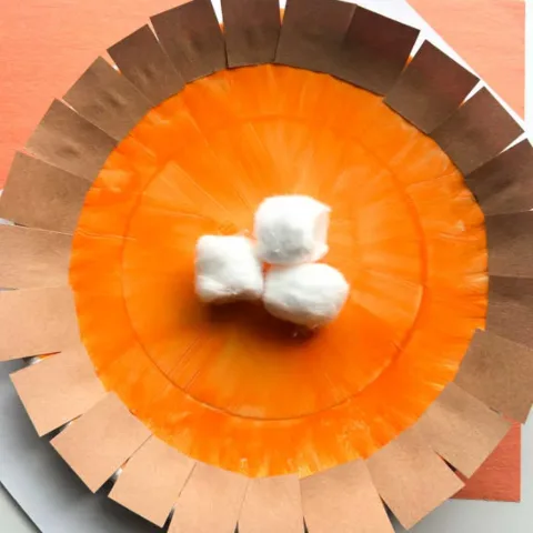 Image for Paper Plate Pumpkin Pie Craft