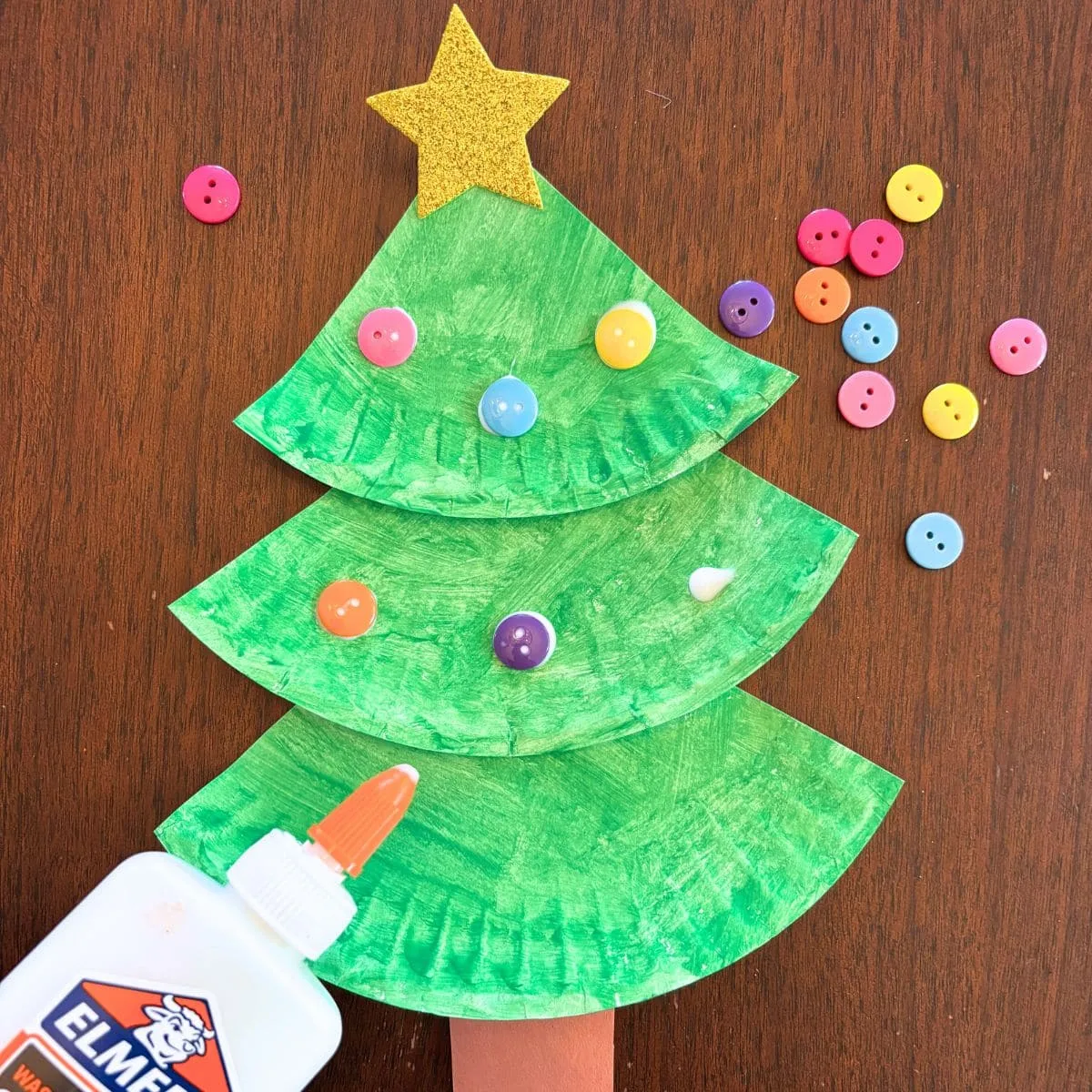 Image for Easy Paper Plate Christmas Tree