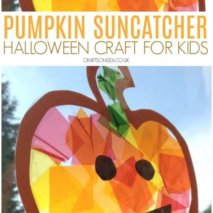 Image for Cute and Easy Pumpkin Suncatcher