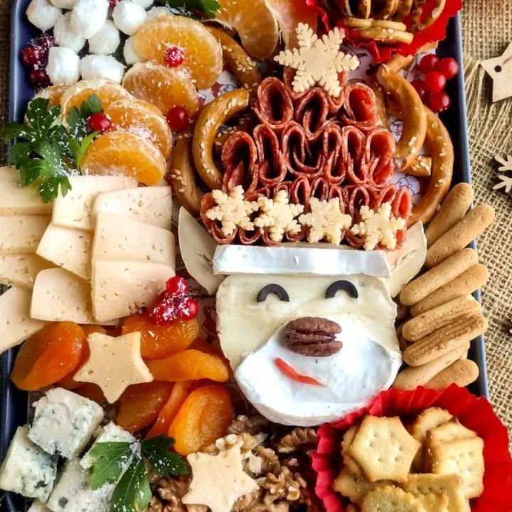 Image for Reindeer Christmas Charcuterie Board