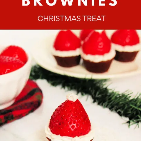 Image for Santa Hat Brownies