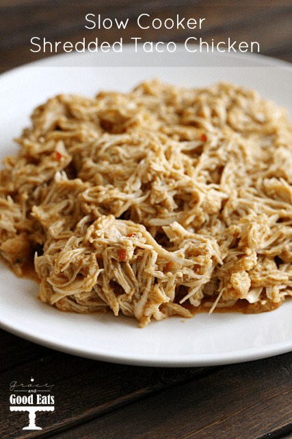 Image for Slow Cooker Shredded Taco Chicken