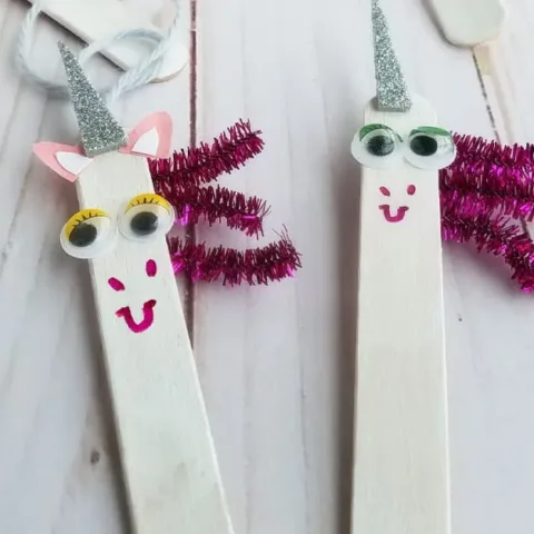 Image for Popsicle Stick Unicorn Craft