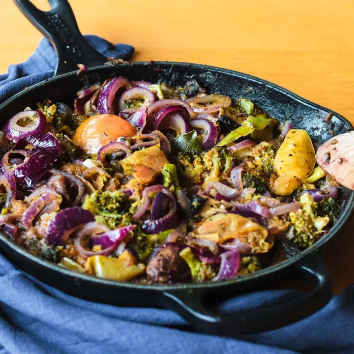 Image for Vegetable Stew with Onion, Broccoli, and Cauliflower
