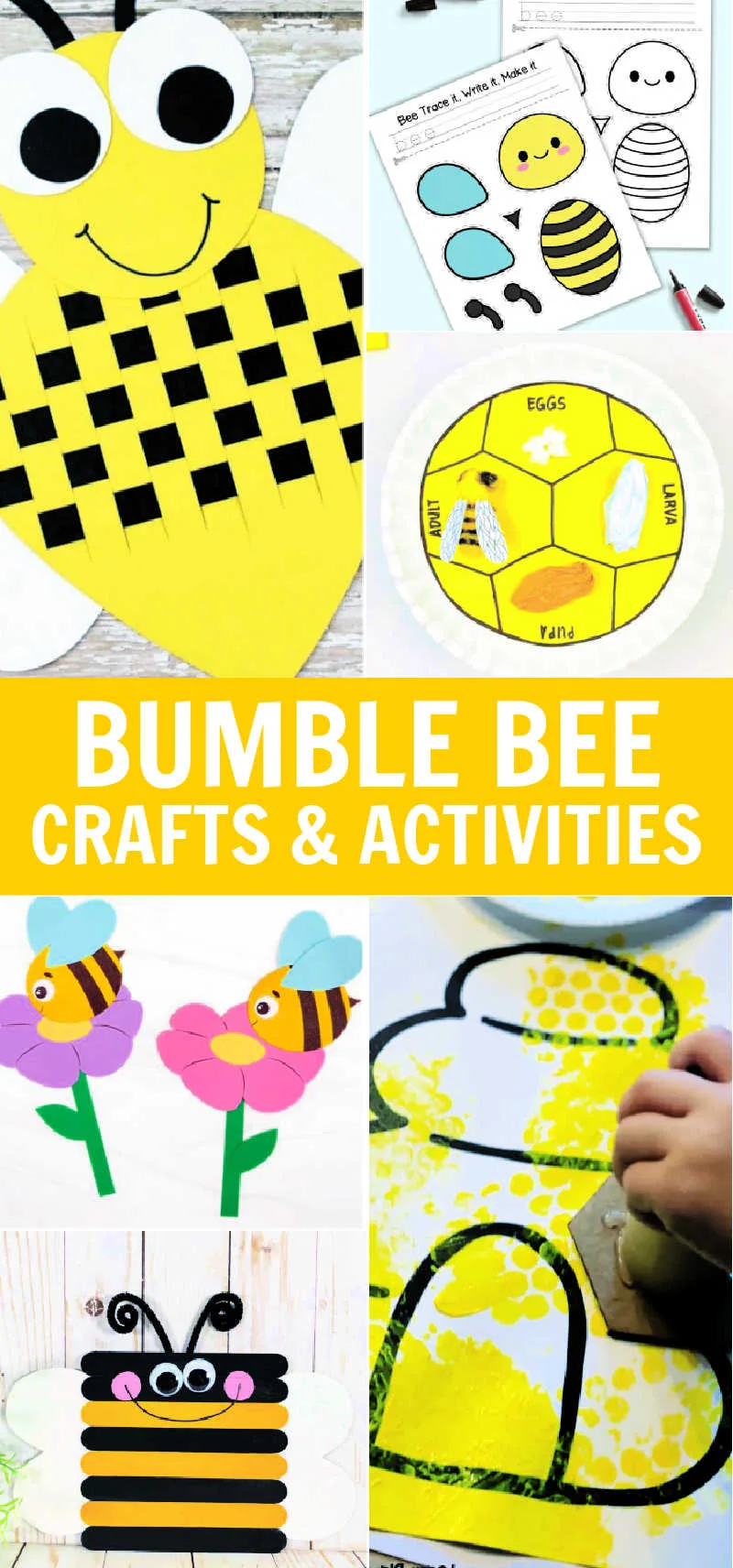 Bumble Bee Crafts and Activities for Kids