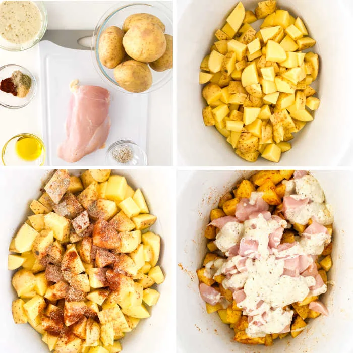How to Make Garlic Chicken Parmesan with Potatoes