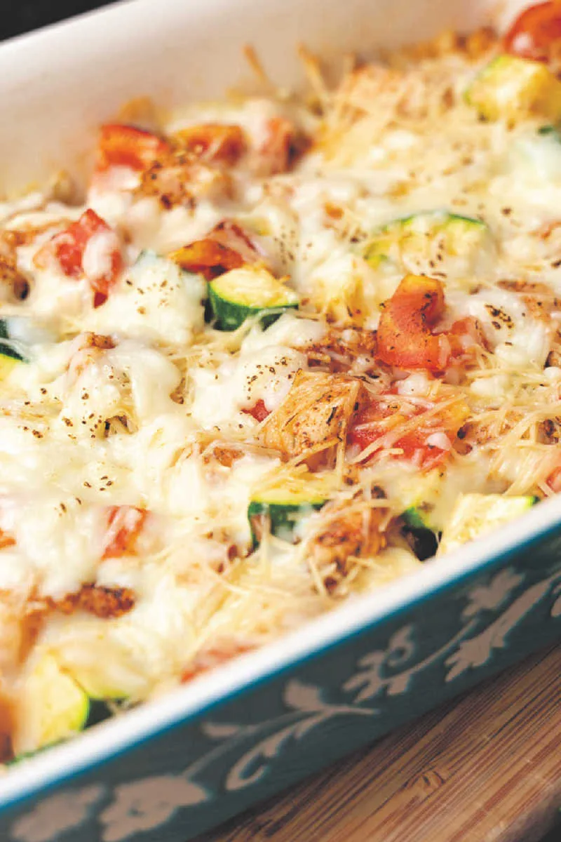 Baked Chicken and Zucchini Casserole