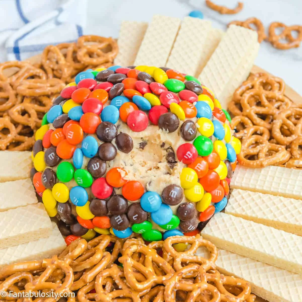 Image for Chocolate Chip Cheese Ball with M&M’s