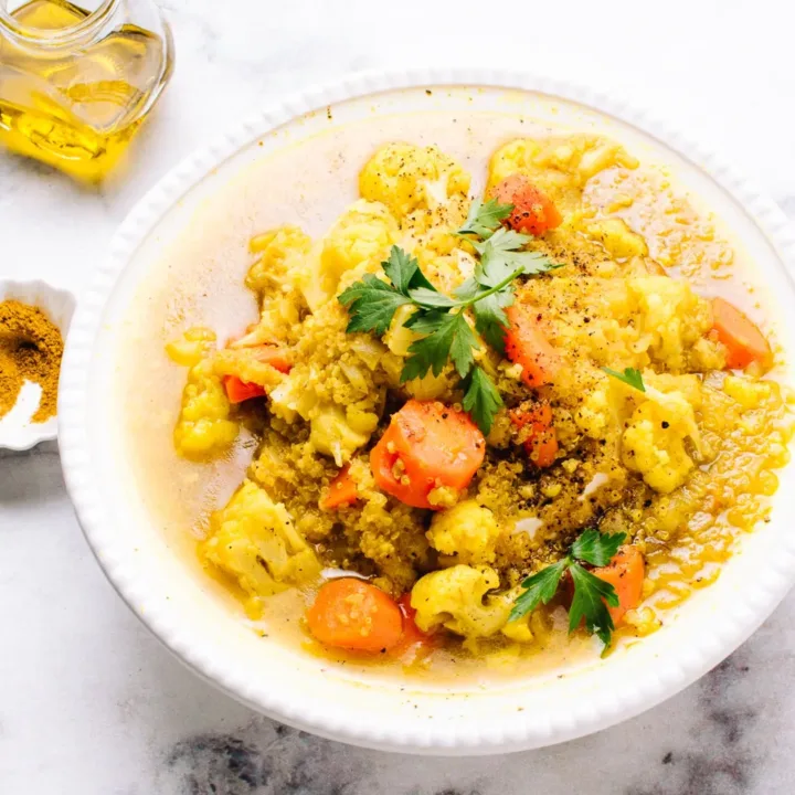 Image for Curried Cauliflower and Quinoa Soup