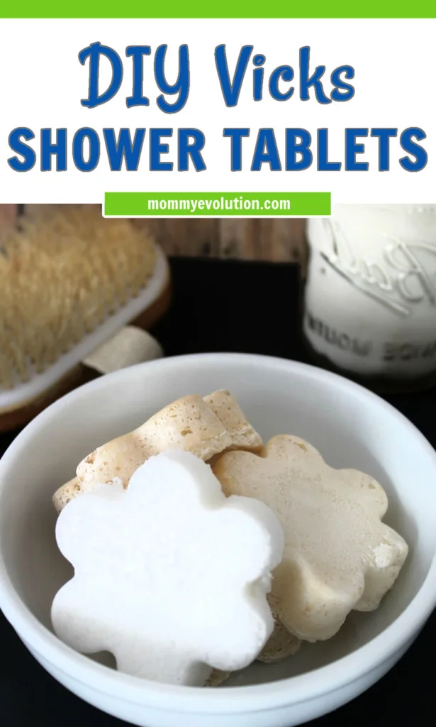 DIY Vicks Shower Discs create refreshing homemade shower steamers with lavender, eucalyptus and peppermint essential oils for a soothing spa-like shower experience.
This Vicks shower discs recipe combines baking soda and essential oils into easy homemade shower steamers designed to release refreshing vapors while you shower.