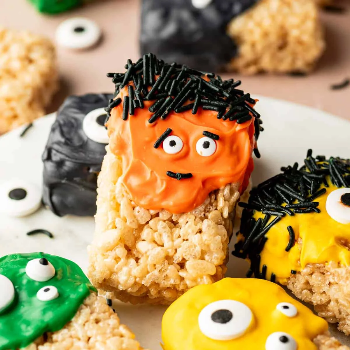 Image for Halloween Rice Krispie Treats (Easy Homemade Treat)