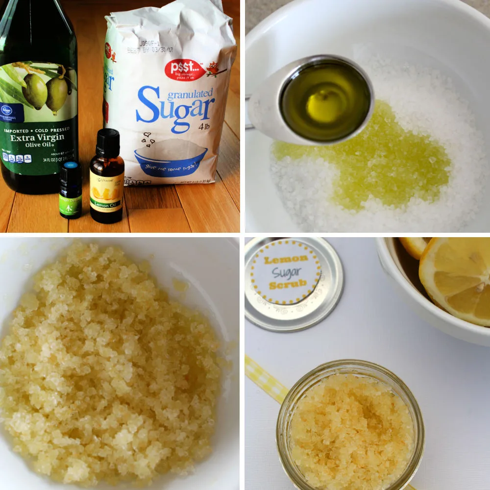 How To Make Lemon Sugar Scrub