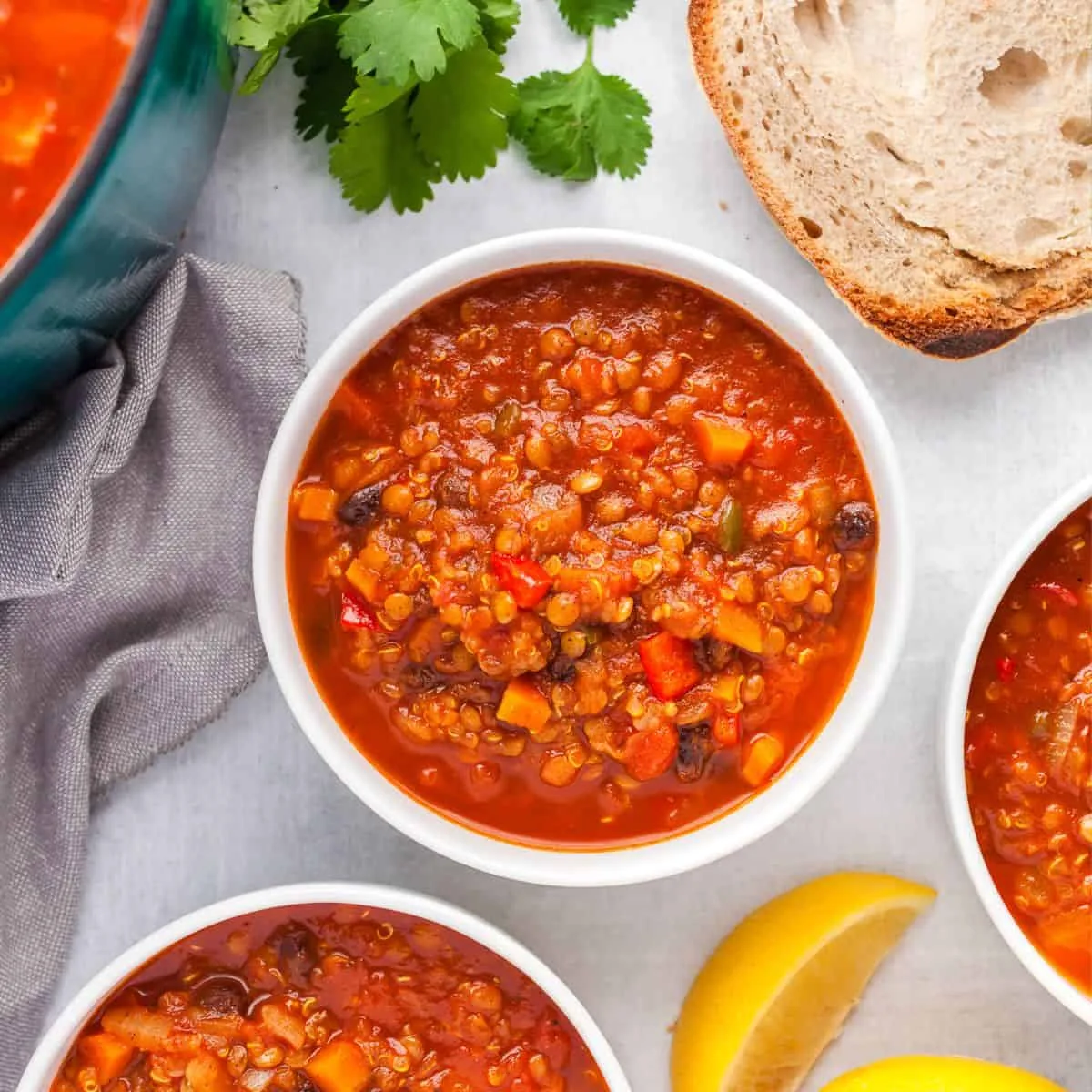 Image for Lentil Quinoa Soup
