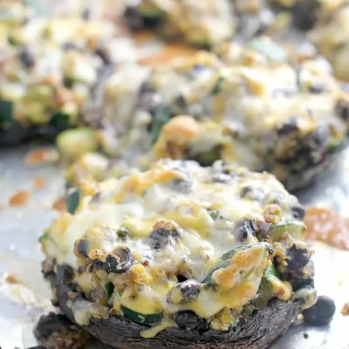 Image for Mexican Quinoa Stuffed Portobello Mushrooms
