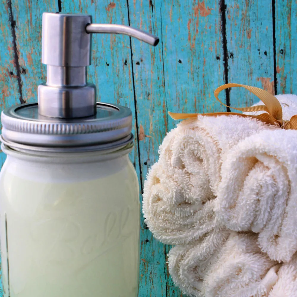 DIY foaming hand soap delivers gentle cleansing, moisturizing ingredients and fresh natural scent in every pump.