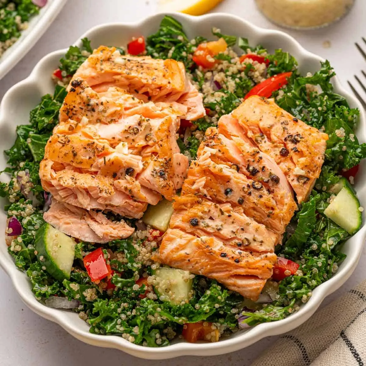 Image for Salmon Kale Quinoa Salad
