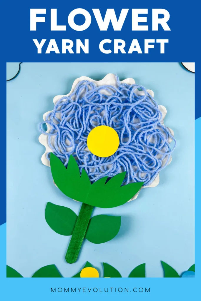 Add texture and creativity to craft time with this Yarn Flower Craft that transforms a simple paper plate and yarn into a bright flower kids will love to make and display.