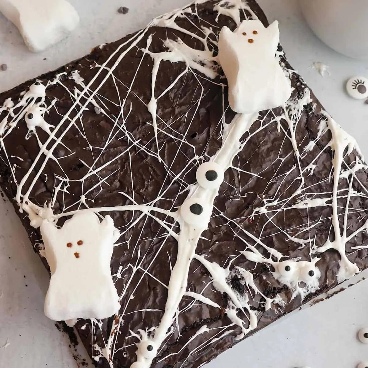 Image for Spider Web Brownies