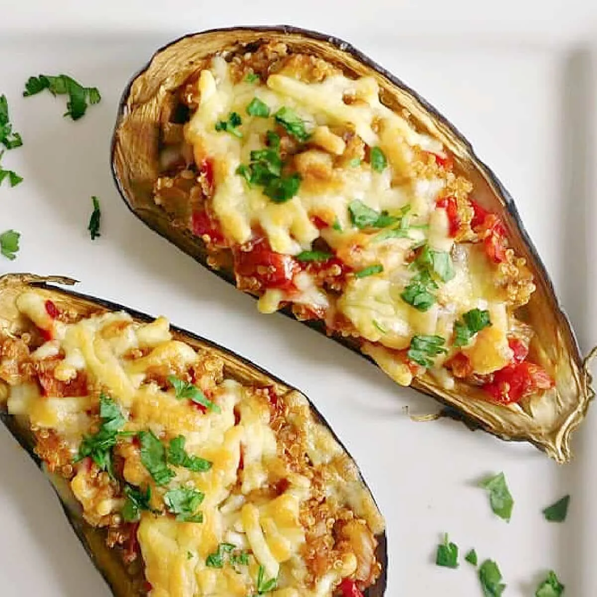 Image for Quinoa-Stuffed Aubergines