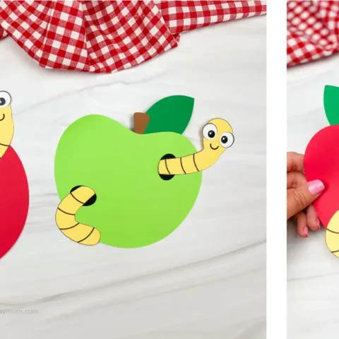 Image for Cute Worm In Apple Craft