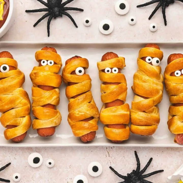 Image for Spooky-Cute Air Fryer Mummy Hot Dogs