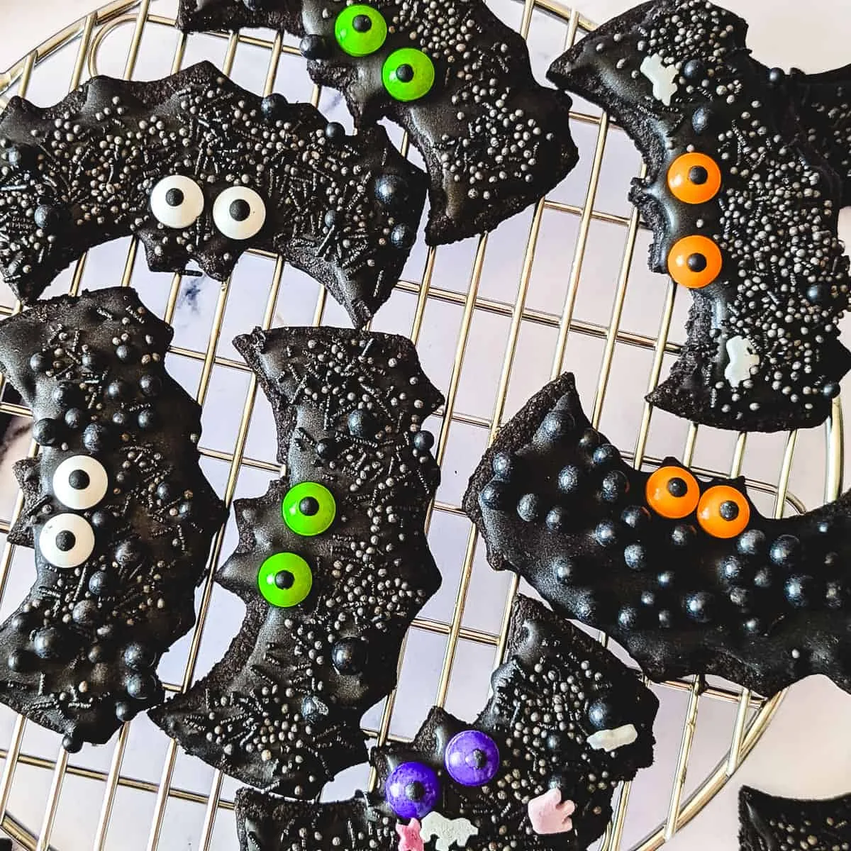 Image for Black Bat Halloween Sugar Cookies