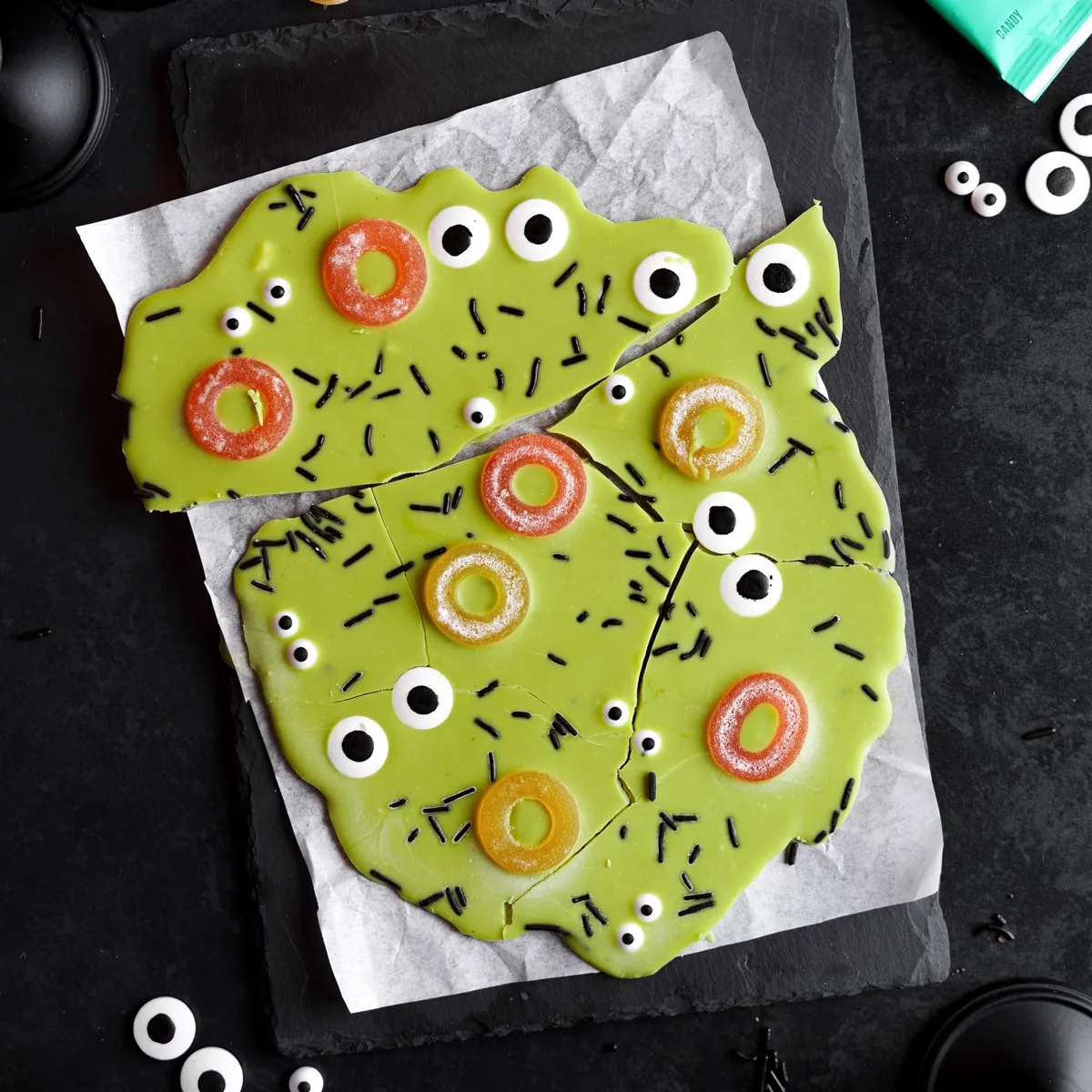 Image for Easy Vegan Halloween Candy Bark