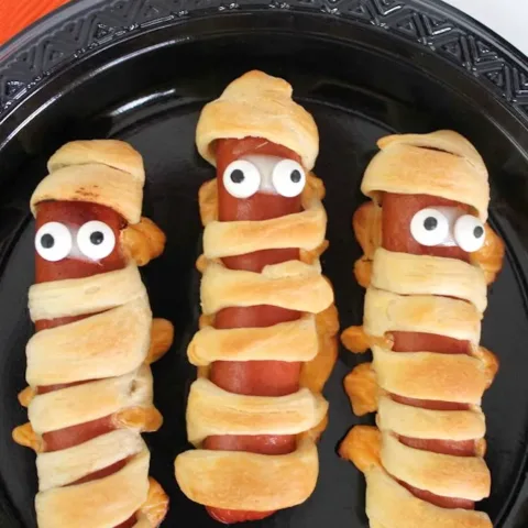 Image for Mummy Hot Dogs Recipe