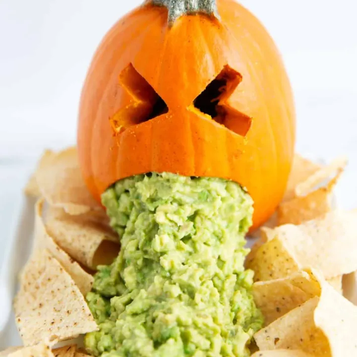 Image for Halloween Puking Pumpkin with Guacamole