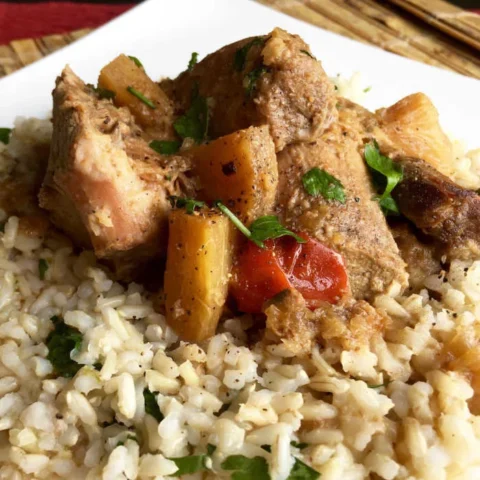 Slow Cooker Pineapple Pork