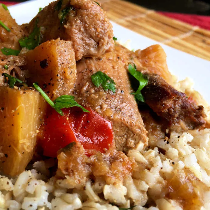 Slow Cooker Pineapple Pork