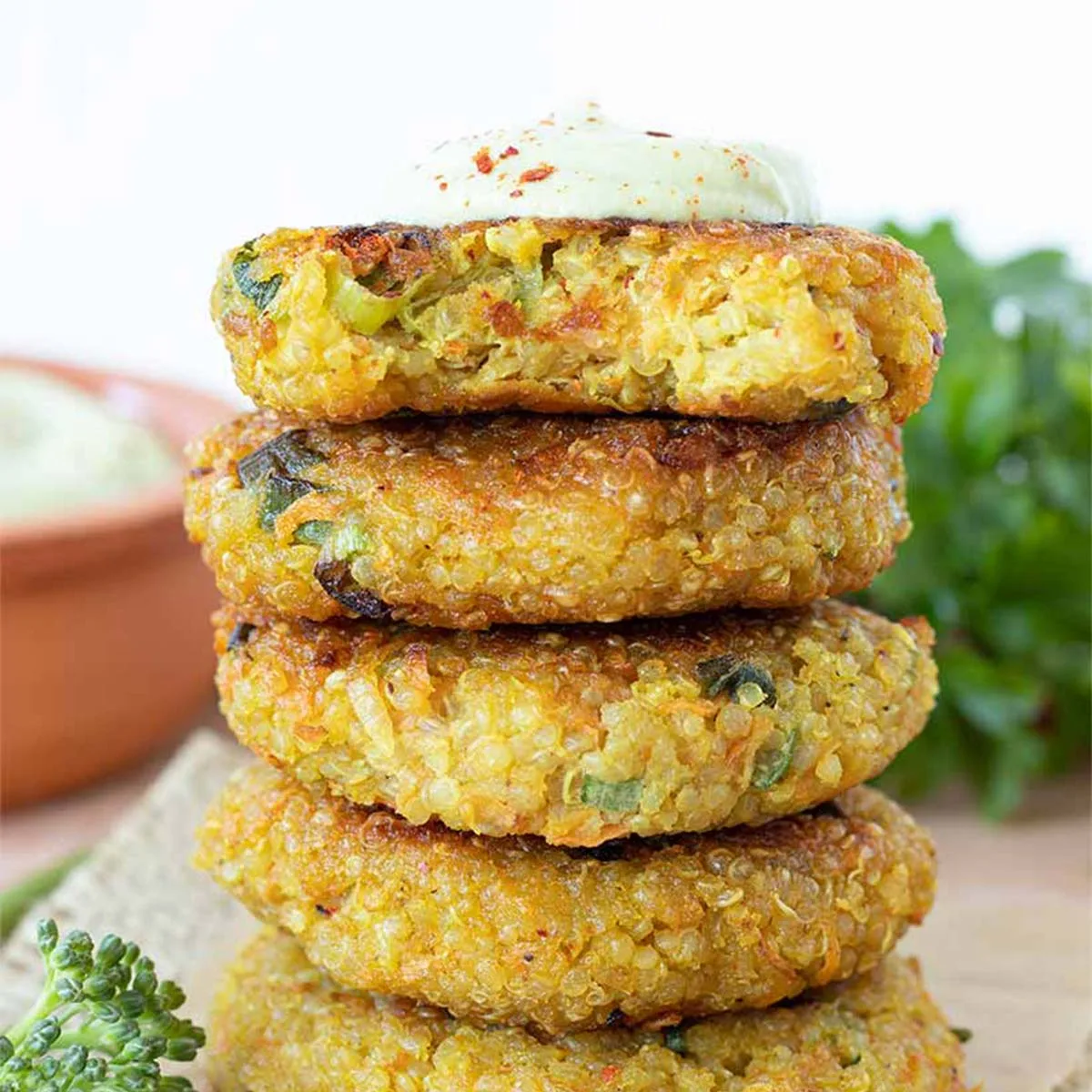 Image for Cripsy Vegan Quinoa Patties for Burgers (Gluten-Free)