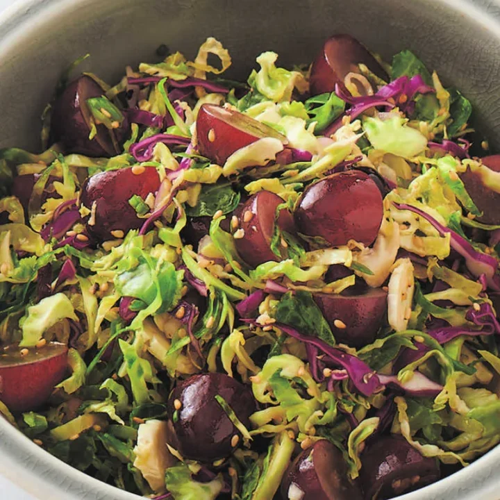 Honey Sesame Brussels Sprout Slaw