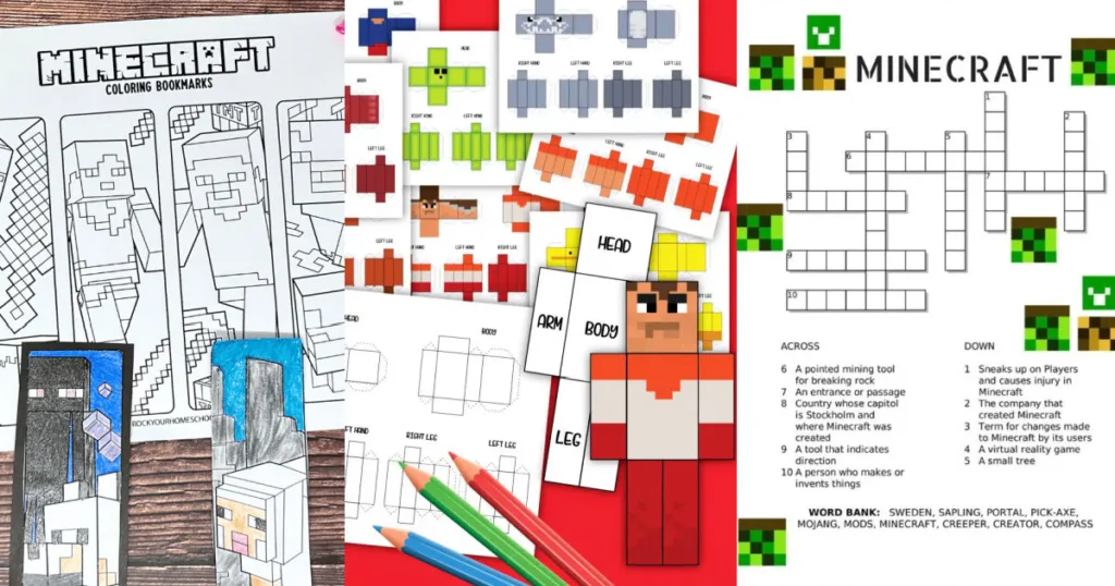 From pixel art to hands-on building projects, these Minecraft crafts and activities turn screen-time inspiration into creative fun.
