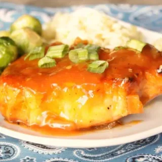 Image for Crock-Pot Peach Whiskey Pork Chops